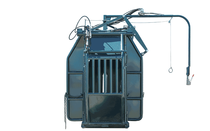 Hydraulic bison squeeze chute for access, control and safe efficient handling