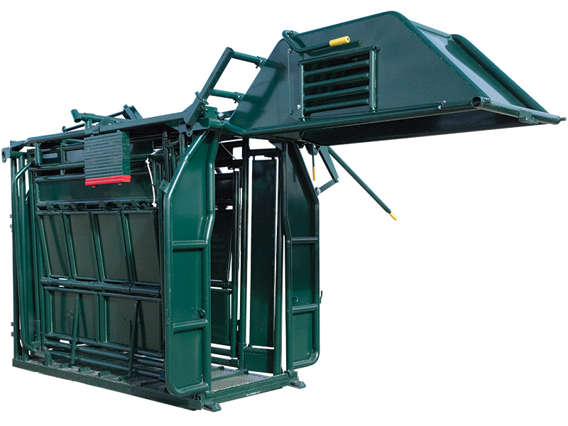 Manual bison squeeze chute from Hi-Hog Farm & Ranch Equipment