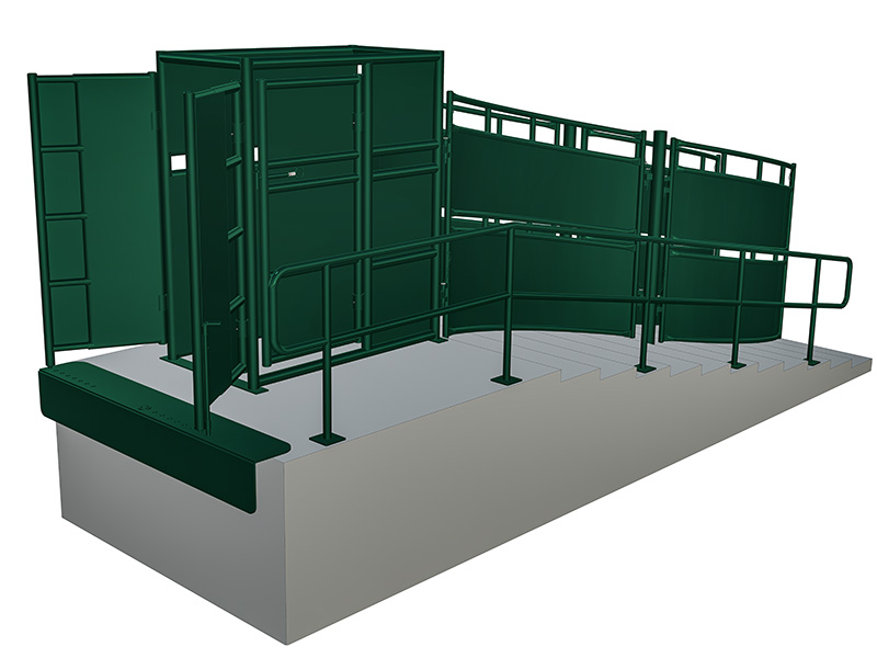 Livestock Loading Dock for feedlots, auction markets, and cattle processing