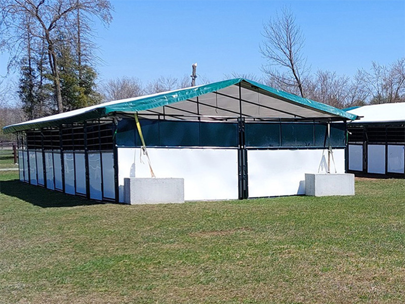 Hi Hog Portable Horse Stalls with Roofs Equine Stalls