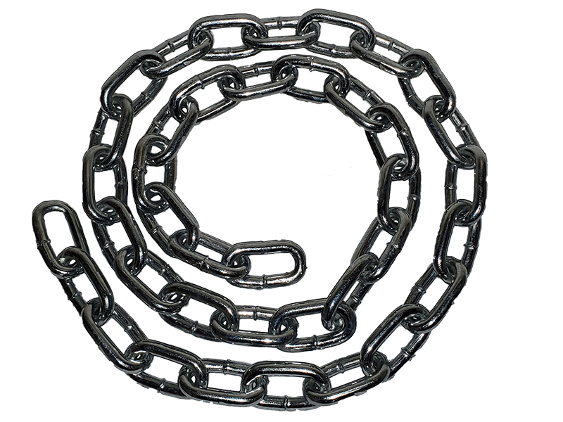 1/4" Grade 30 x 48" Plated Chain #MHDW25G30CH48PL