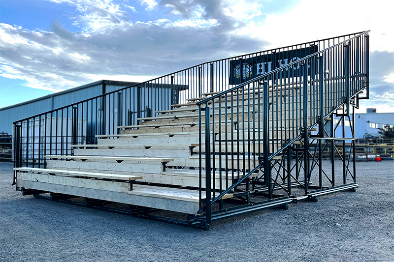 Bleacher Frames manufactured by Hi-Hog Farm &amp;amp;amp;amp;amp; Ranch Equipment