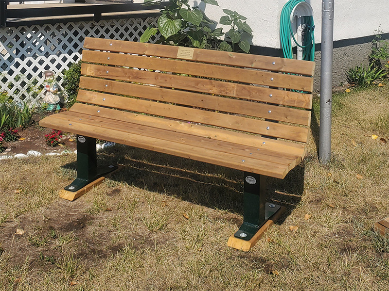 Park bench frames manufactured by Hi-Hog Farm &amp;amp;amp;amp;amp; Ranch Equipment